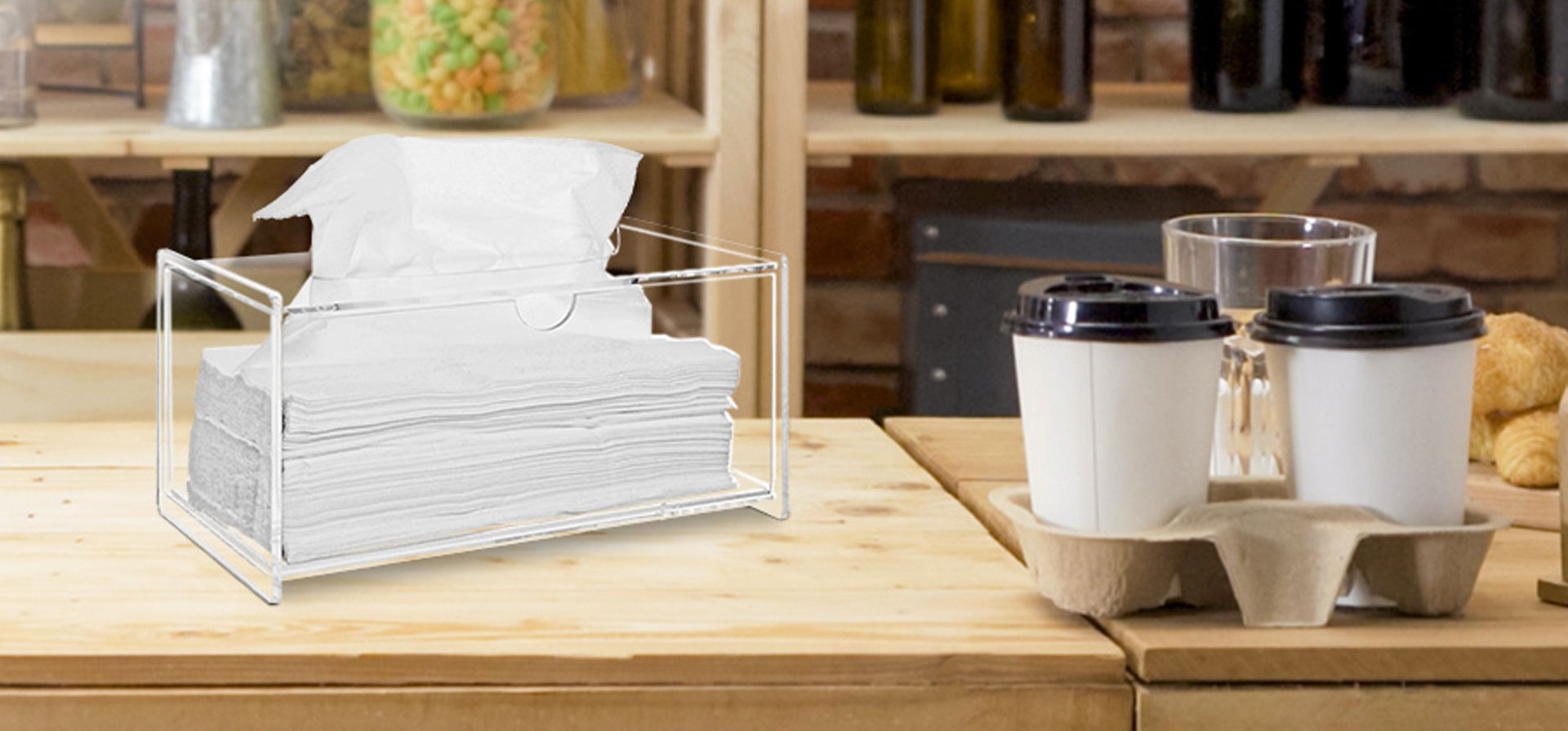 acrylic tissue box